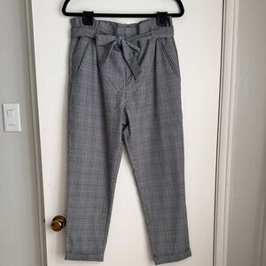 Women’s black and white plaid Pants